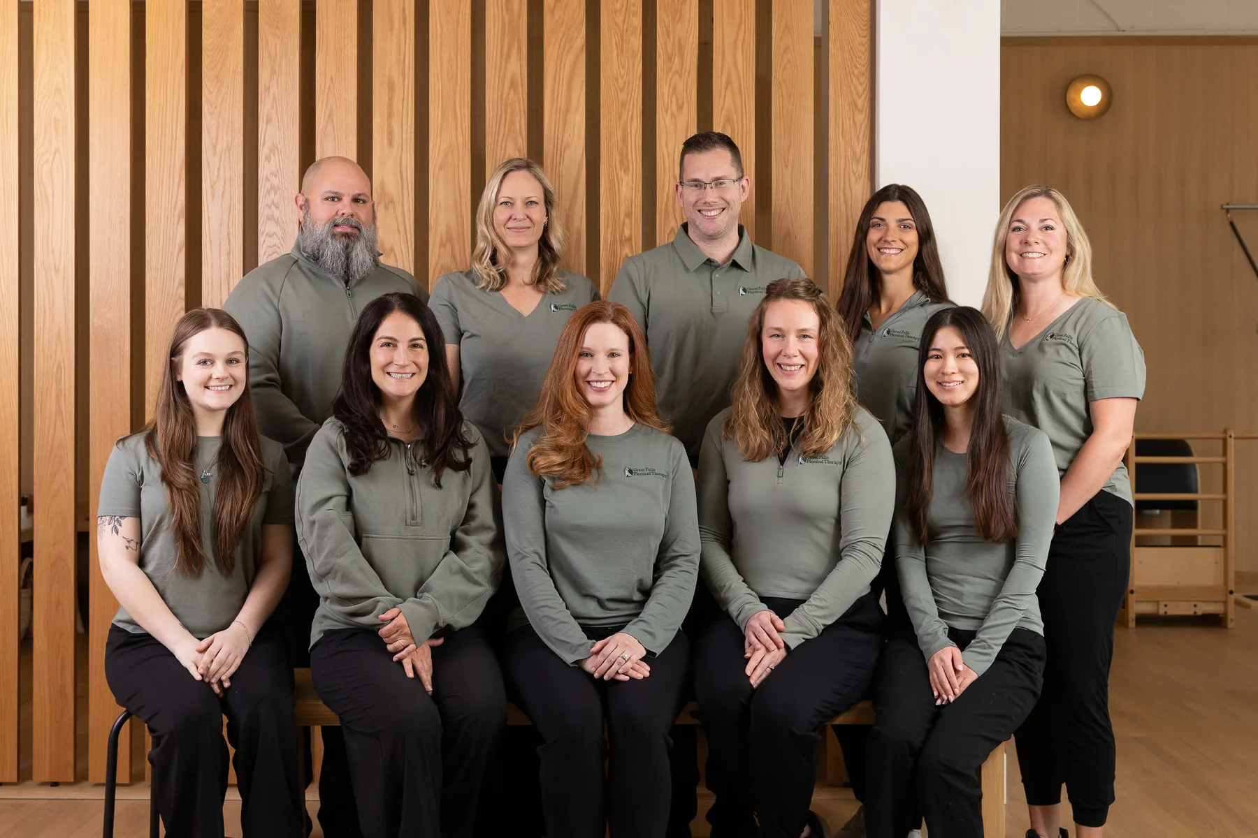 The Great Falls Physical Therapy team inside the clinic